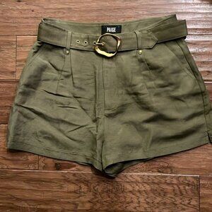 Paige Neva Shorts in Army Size 6